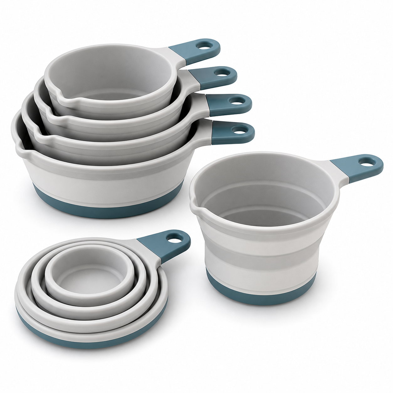 norwayselect™ GripNest Silicone Measuring Cup Set