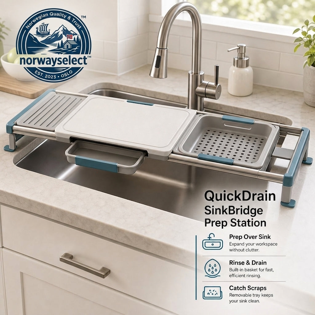 norwayselect™ QuickDrain SinkBridge Prep Station